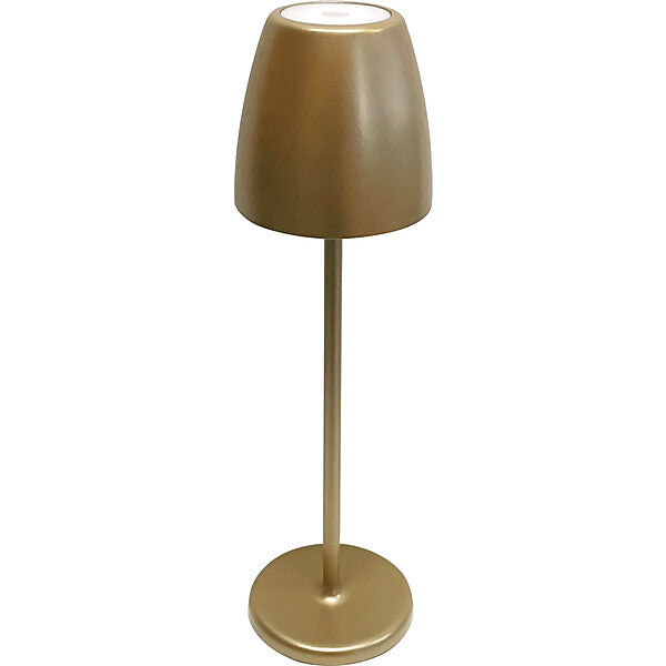 Megatron LED-AKKU Tischleuchte 827, gold MT68058